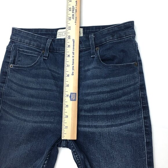 Abercrombie & Fitch Jeans Ankle Skinny High Rise Stretch size 2 length 27" - Picture 6 of 8